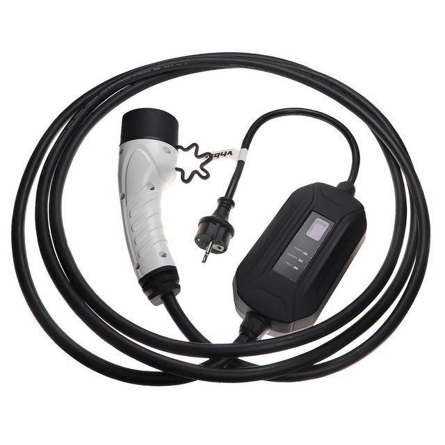 Bild von vhbw Ladekabel Typ 2 zu Typ F CEE 7/7 kompatibel mit Jeep Renegade, Renegade PHEV Elektroauto, 1-phasig, 16 A, 3,5 kW, 5 m