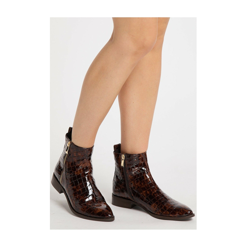 Bild von Faina Ankle Boots Aus Lackleder für Damen - 38