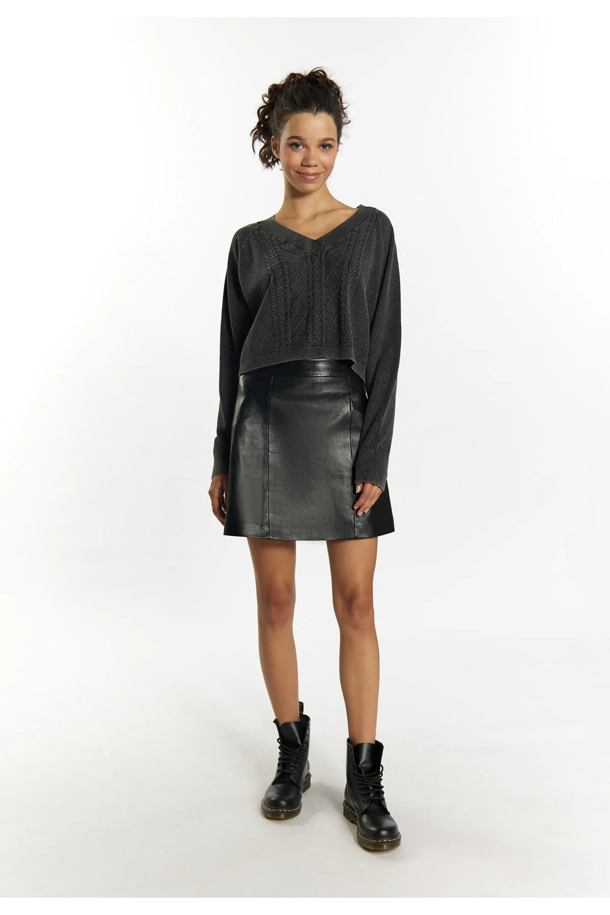 Bild von myMo Pullover Schwarz Regular Fit für Damen - XS