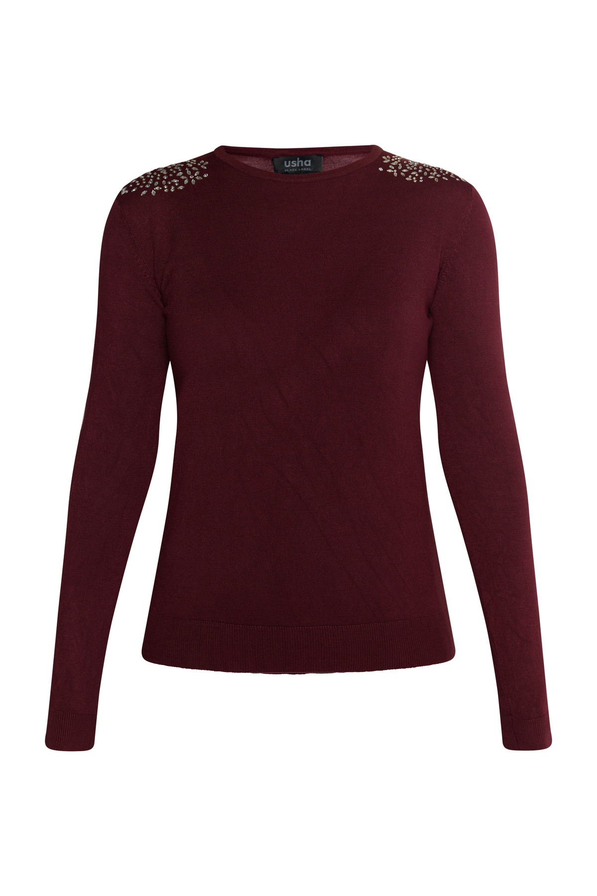 Bild von USHA Pullover Bordeaux Regular Fit für Damen - 2XL