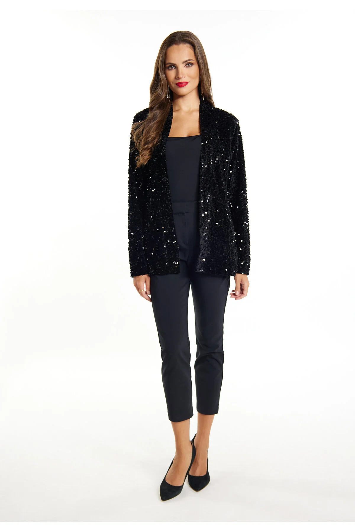 Bild von Faina Blazer Mit Paillettenbesatz für Damen - XS