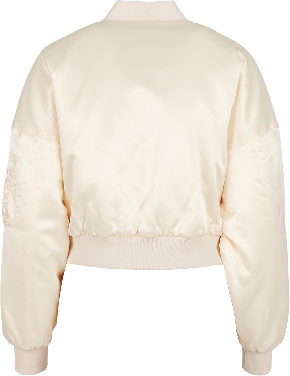 Bild von Urban Classics Damen Jacke Ladies Short Oversized Satin Bomber Jacket whitesand 3XL