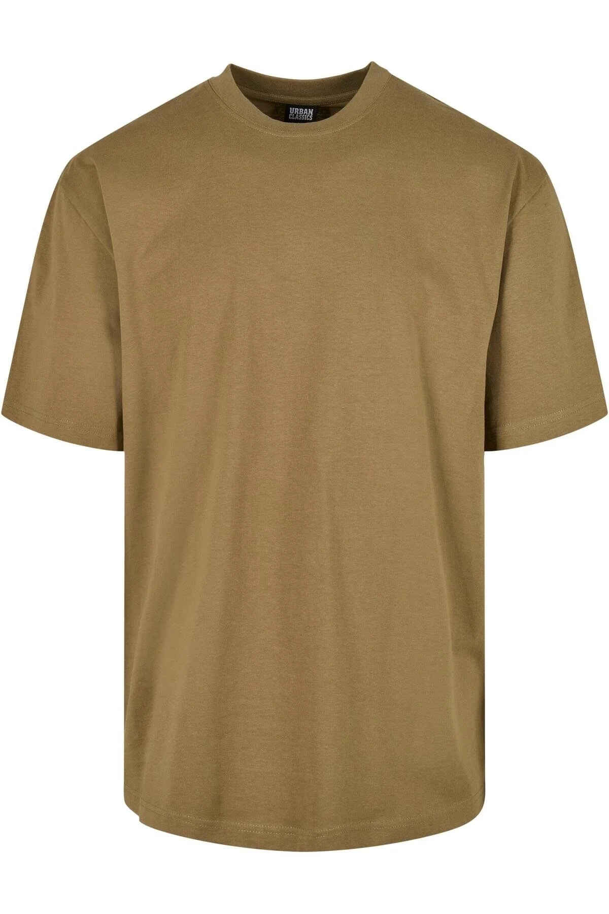 Bild von Urban Classics Herren T-Shirt Tall Tee, Oversized T-Shirt für Männer, Baumwolle, gerippter Rundhals, tiniolive, XXL