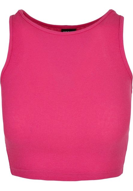 Bild von URBAN CLASSICS Muskelshirt Urban Classics Damen Ladies Cropped Rib Top (1-tlg)