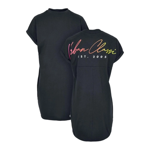 Bild von Das Urban Classics Rainbow T-Shirt-Kleid für Damen