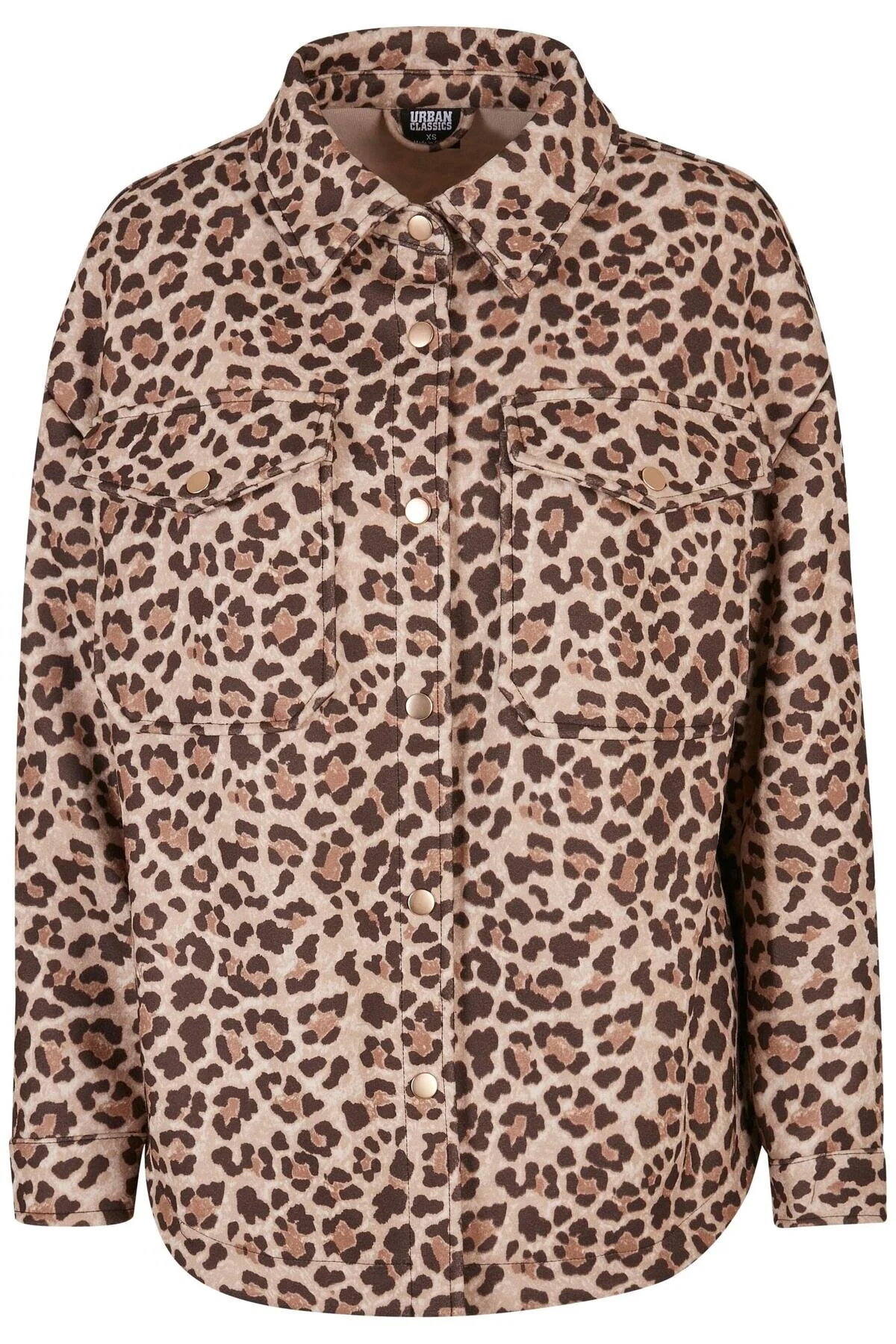 Bild von URBAN CLASSICS Allwetterjacke Urban Classics Damen Ladies AOP Overshirt (1-St)