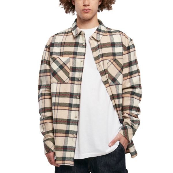 Bild von Urban Classics - Checked Mountain Softseagrass/Bottlegreen - Hemd - Grün - S - 100% Baumwolle,Baumwolle