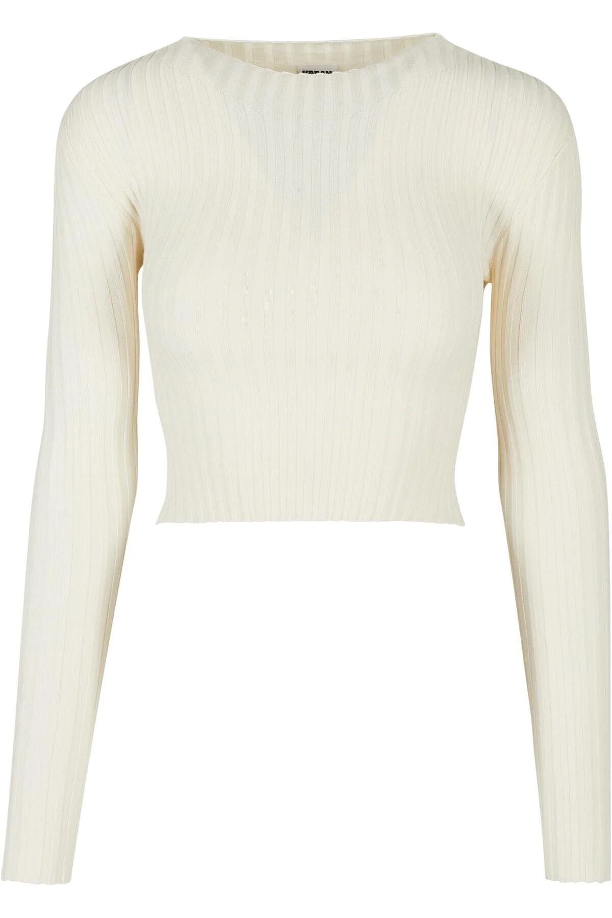 Bild von Urban Classics Ladies Cropped Rib Knit Twisted Back Sweater für Damen - 2XL