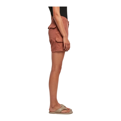 Bild von Urban Classics Damen TB3431-Ladies High Waist Cargo Shorts Hose, Terracotta