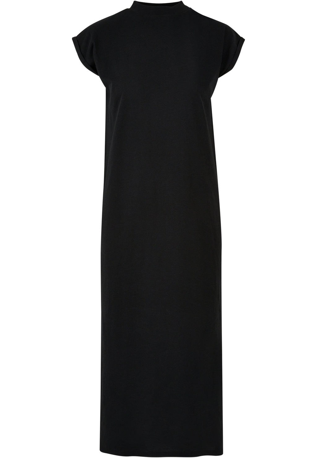Bild von Urban Classics - Ladies Long Extended Shoulder Black - Kleid - Schwarz - XS - 100% Baumwolle,Jersey