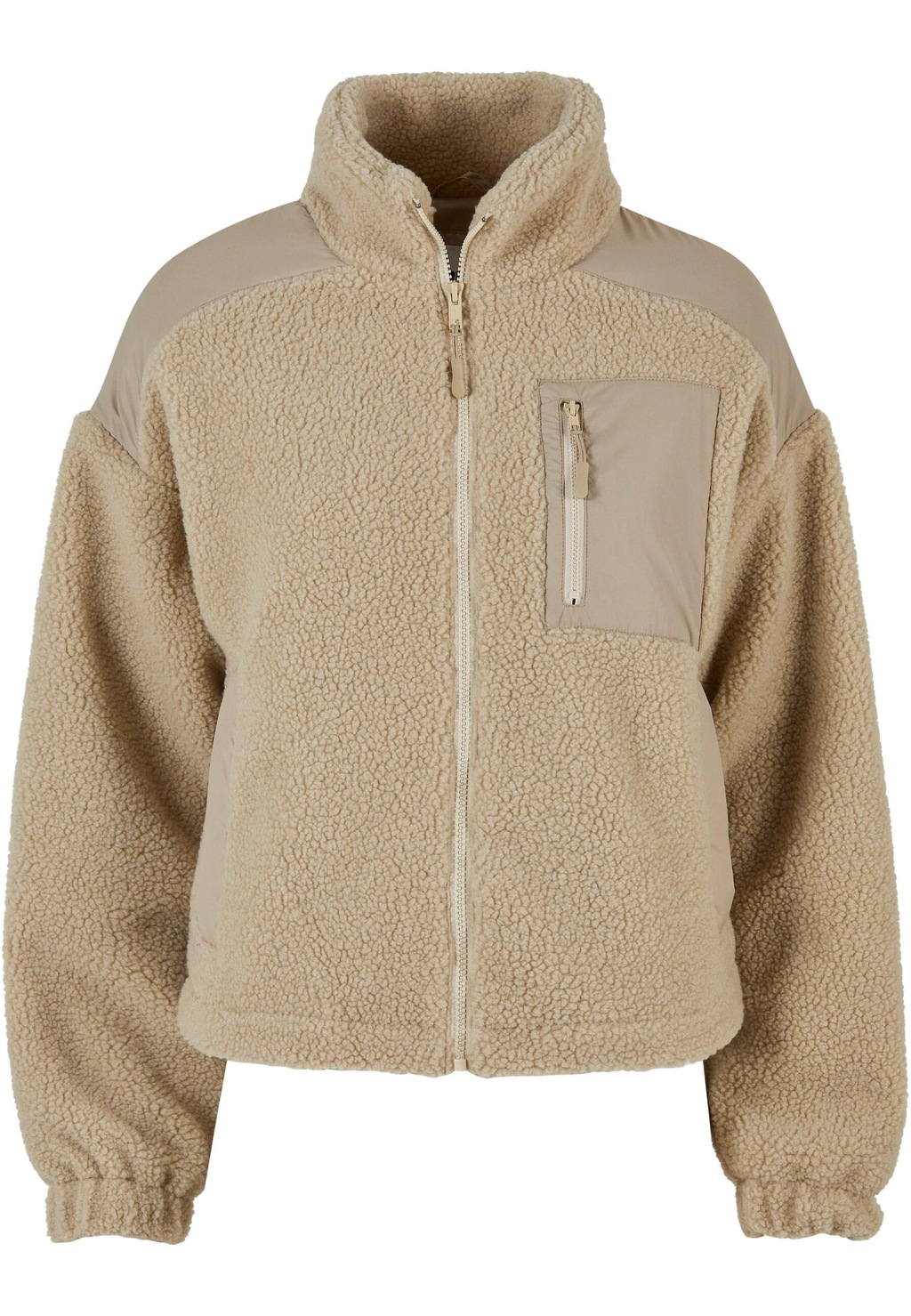 Bild von URBAN CLASSICS Winterjacke Urban Classics Damen Ladies Sherpa Mix Jacket (1-St)