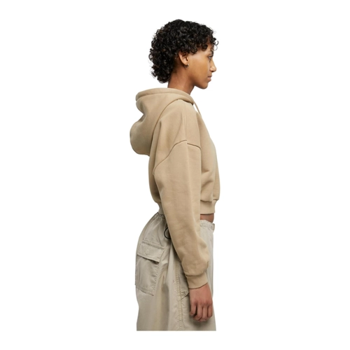 Bild von Urban Classics Ladies Cropped Heavy Hooded - TB6085 in Khaki