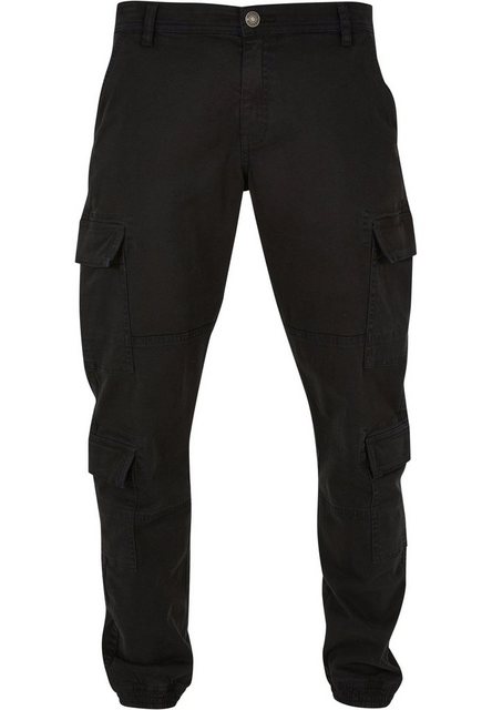 Bild von Urban Classics - Double Cargo Twill Jogging Black - Hose - Schwarz - W30 - 98% Baumwolle, 2% Elastan,Baumwolle