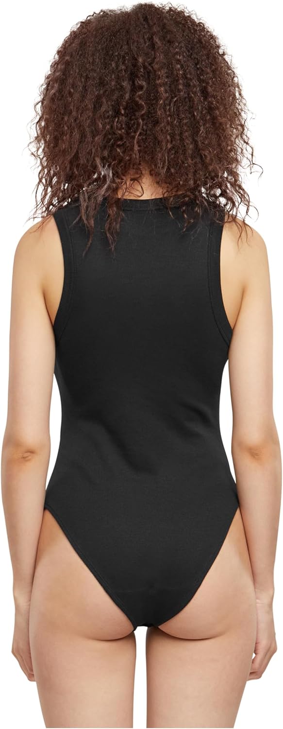 Bild von Urban Classics - Ladies Rib Tank Black - Body - Schwarz - XS - 95% Baumwolle, 5% Elastan,Baumwolle