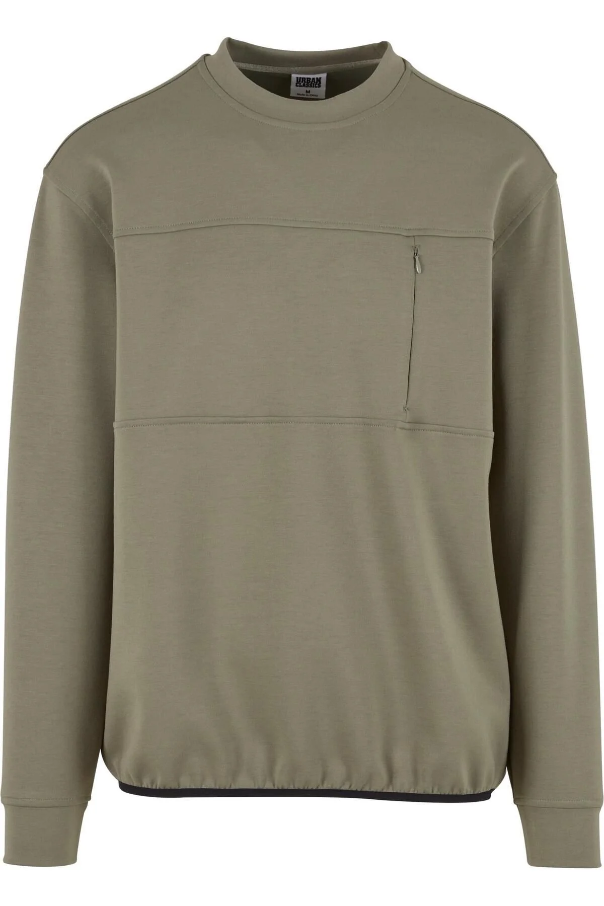 Bild von Urban Classics Scuba Divers Rundhals-sweatshirt Mit Reißverschluss für Herren - L