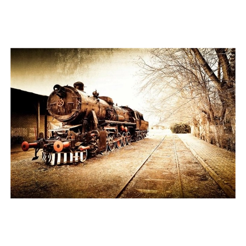 Bild von Papermoon Fototapete "Retro Vintage Zug" im Test