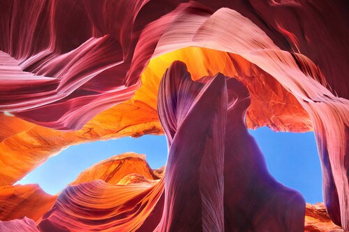 Bild von Papermoon Fototapete »Antilopenschlucht«