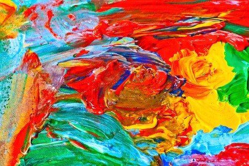 Bild von Papermoon Fototapete »Farben«
