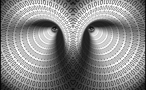 Bild von Papermoon Fototapete »Abstrakt 3D Effekt«