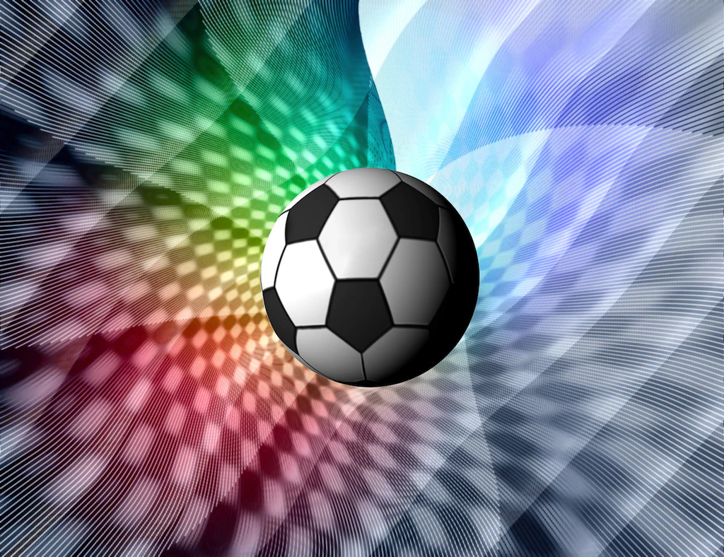 Bild von Papermoon Fototapete "Fußball"