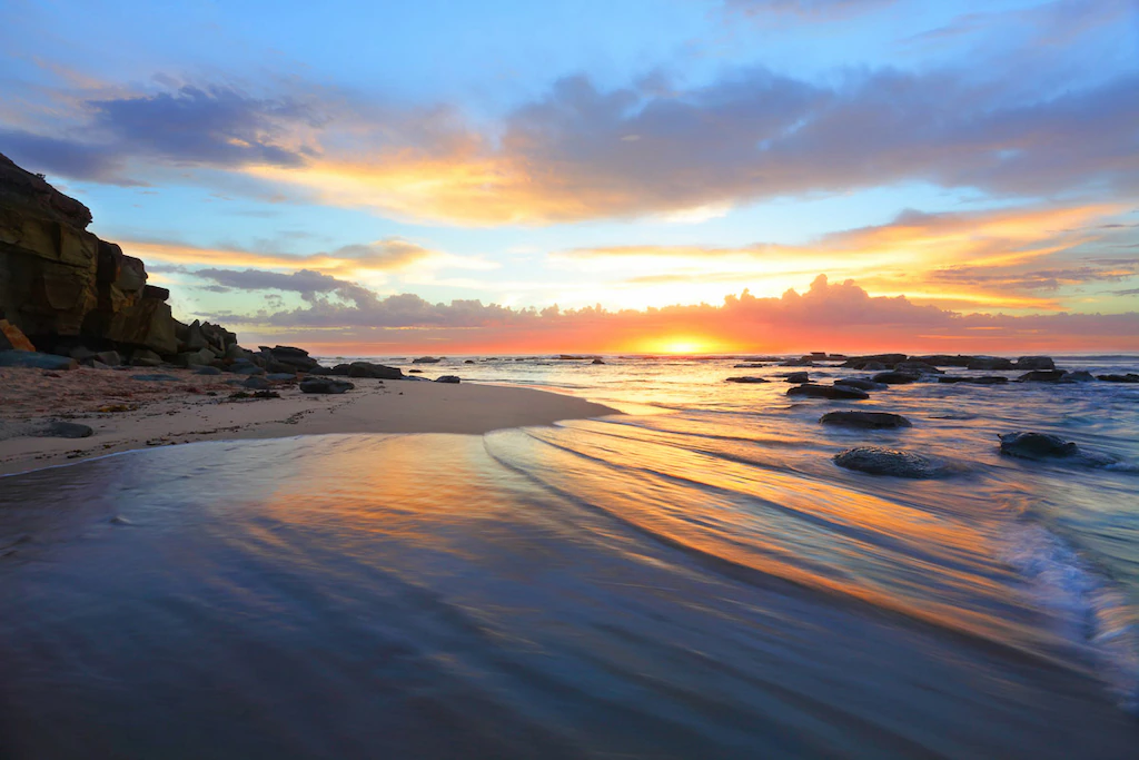 Bild von Papermoon Fototapete "Strand"