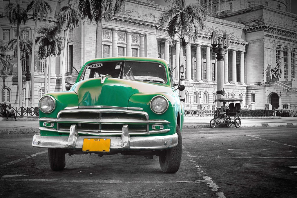 Bild von Papermoon Fototapete "Oldtimer Havanna"