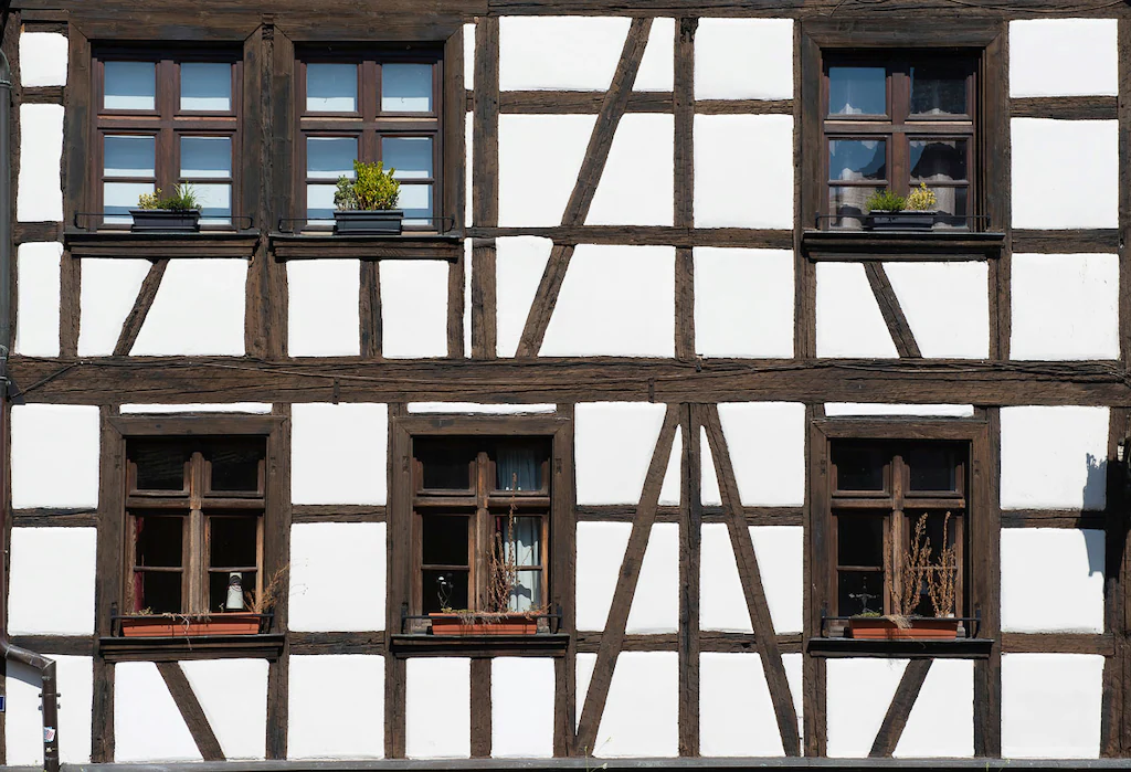 Bild von Papermoon Fototapete "Altes Haus"