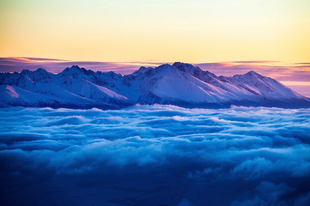 Bild von Papermoon Fototapete "Wolkenmeer"