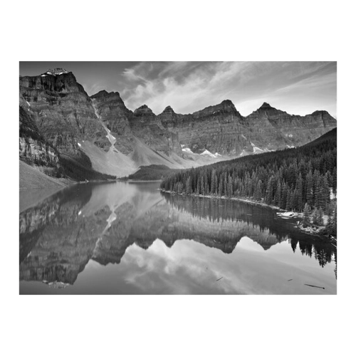 Bild von Papermoon Fototapete »Landschaft Schwarz & Weiß« im Detail