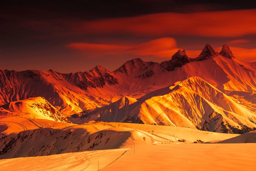 Bild von Papermoon Fototapete "Landschft"