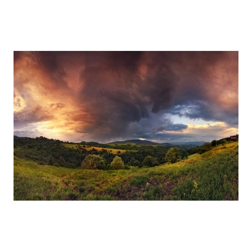 Bild von Papermoon Fototapete "Landscaft" – Ein kreatives Wanddesign