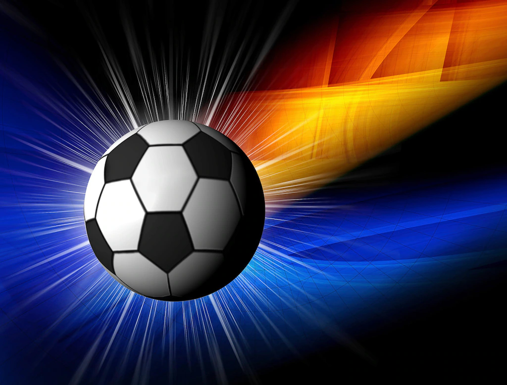 Bild von Papermoon Fototapete "Fußball"
