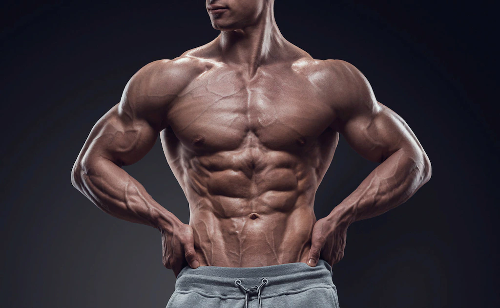 Bild von Papermoon Fototapete "Fitness Mann"