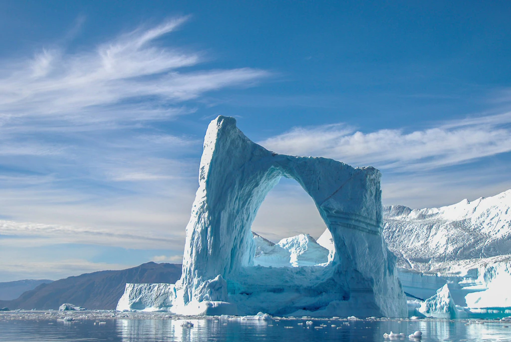 Bild von Papermoon Fototapete "Gletscher"