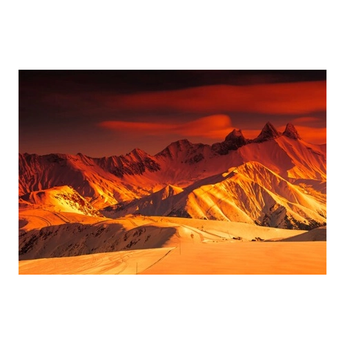 Bild von Papermoon Fototapete »Landschft« – Bringen Sie Farbe und Stil in Ihre Räume