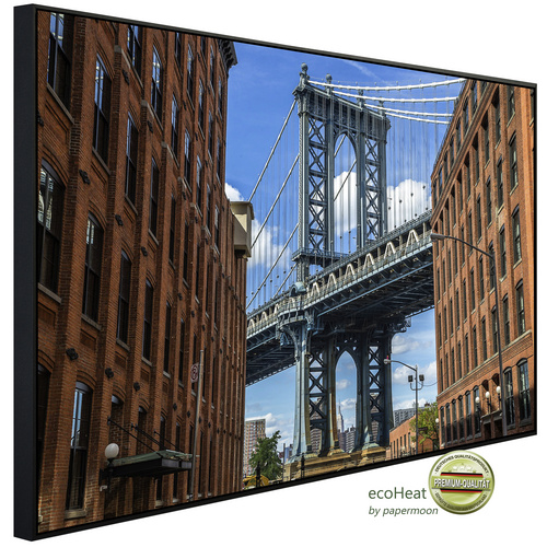 Bild von papermoon Infrarotheizung »EcoHeat - Brooklyn Dumbo Bereich«, Matt-Effekt - bunt