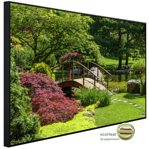 Bild von papermoon Infrarotheizung »EcoHeat - Japanischer Garten«, Matt-Effekt - bunt