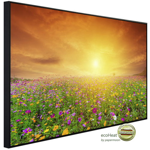 Bild von papermoon Infrarotheizung »EcoHeat - Kosmos Blumenfeld«, Matt-Effekt - bunt