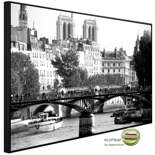 Bild von papermoon Infrarotheizung »EcoHeat - Stadt schwarz + weiss«, Matt-Effekt - bunt