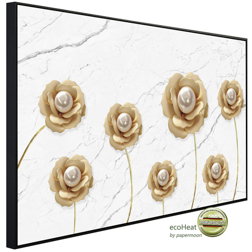 Bild von papermoon Infrarotheizung »EcoHeat - Muster mit Blumen «, Matt-Effekt - bunt