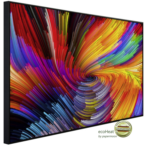 Bild von papermoon Infrarotheizung »EcoHeat - Abstrakt farben«, Matt-Effekt - bunt