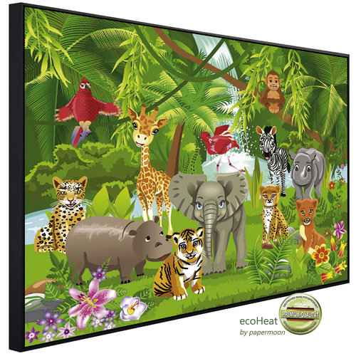 Bild von papermoon Infrarotheizung »EcoHeat - Kinder lila Einhorn«, Matt-Effekt - bunt
