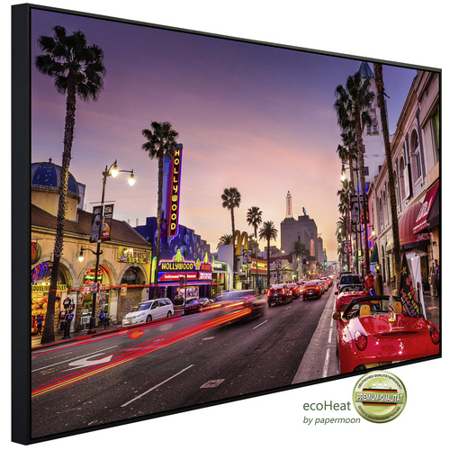 Bild von papermoon Infrarotheizung »EcoHeat - Hollywood Boulevard«, Matt-Effekt - bunt