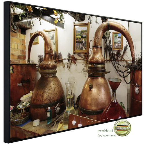 Bild von papermoon Infrarotheizung »EcoHeat - Vintage Parfüm Labor«, Matt-Effekt - bunt