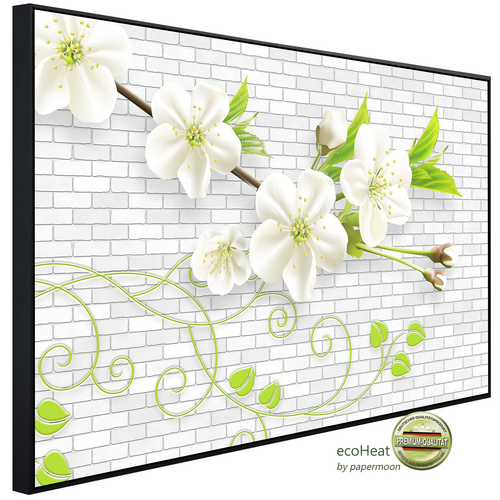 Bild von papermoon Infrarotheizung »EcoHeat - Muster Blumen«, Matt-Effekt - bunt
