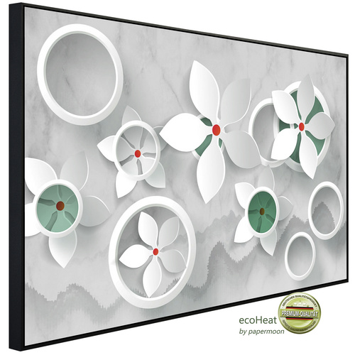 Bild von papermoon Infrarotheizung »EcoHeat - Muster mit Blumen«, Matt-Effekt - bunt