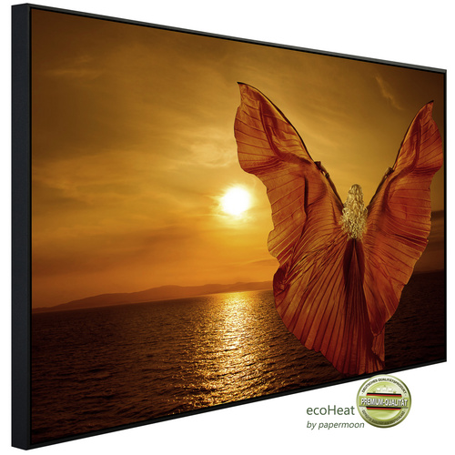 Bild von papermoon Infrarotheizung »EcoHeat - Schmetterling Fantasy Frau«, Matt-Effekt - bunt