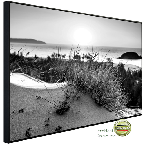 Bild von papermoon Infrarotheizung »EcoHeat - Strand Schwarz + Weiss«, Matt-Effekt - bunt