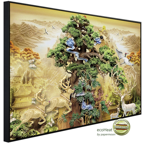 Bild von papermoon Infrarotheizung »EcoHeat - Kultur«, Matt-Effekt - bunt