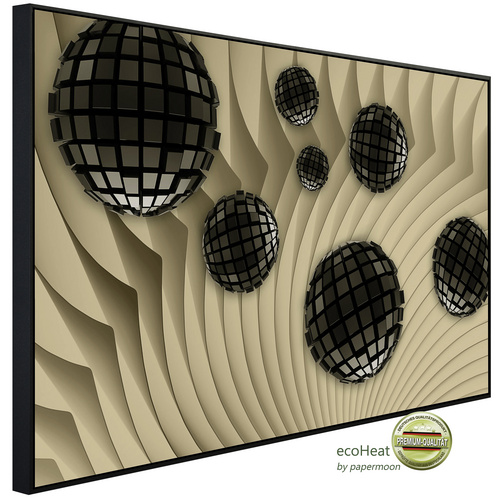 Bild von papermoon Infrarotheizung »EcoHeat - Abstrakt 3D Effekt«, Matt-Effekt - bunt